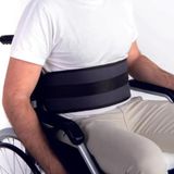 OrtoPrime Comfortabele veiligheidsbuikriem voor rolstoel of geribbelde stoel – hoge bescherming tegen vallen (universele maat verstelbaar)