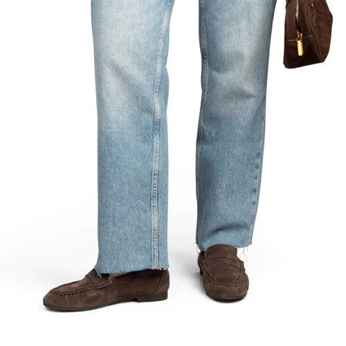 Poelman suède loafers donkerbruin