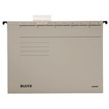 Leitz 19853085 Hangmap Alpha, Colorspan karton, 5 stuks, grijs