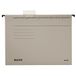 Leitz 19853085 Hangmap Alpha, Colorspan karton, 5 stuks, grijs