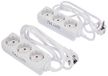 Kopp 128613852 2-delige set 3-voudige stekkerdoos