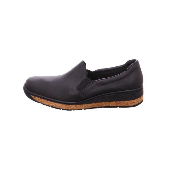 Rieker Dames Slipper - Zwart - Maat 40