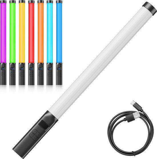 Ulanzi VL119 RGB Tube Light XL - 50 cm - Zwart