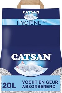 Catsan Kattenbakvulling - Hygiene Plus Geurabsorberend - 20 L