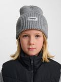 hummel hmlJR HEAVY RIB KNIT BEANIE Unisex Kinderen Acryl Grijs