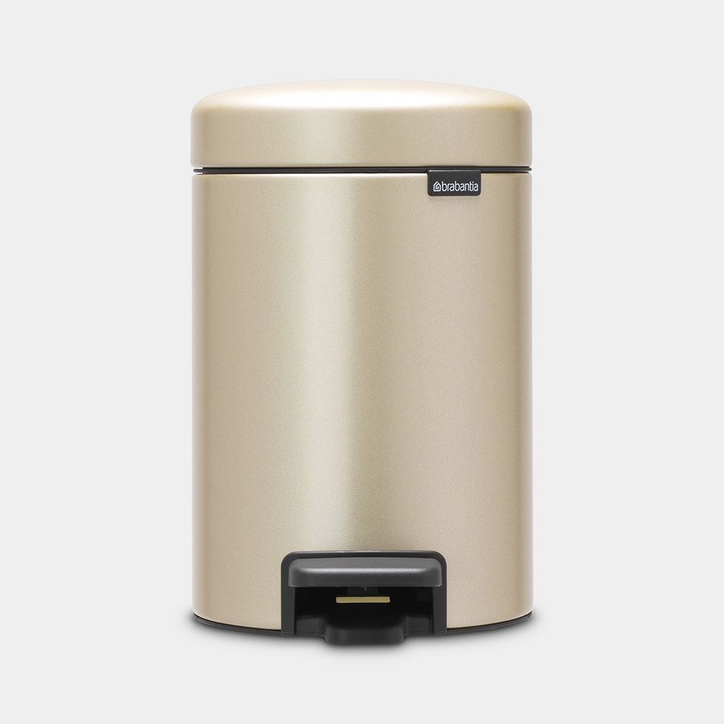 Brabantia NewIcon Treteimer 3 Liter Champagne
