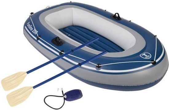 Talamex Funline Opblaasboot/240 x 140 - Blauw/Grijs - 8711497619331