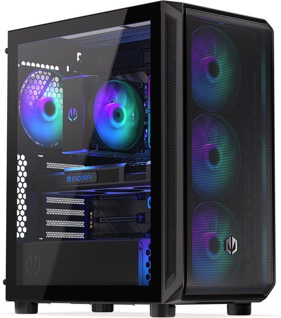 ENDORFY Arx 500 ARGB Zwart - PC Behuizing - Zwart