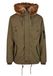 Brandit Tussenparka 'Fish Tail' bruin / kaki