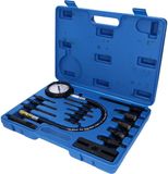 BRILLIANT TOOLS Compressietesterset voor dieselmotoren 18-delig - BT581000