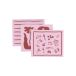 Scandi Essentials Daily vaatdoek met patroon Roze, 3-pack