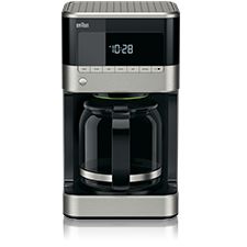 Braun KF 7120 - Filter Koffiezetapparaat - Zwart/RVS - 12 kopjes