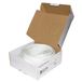 LINK LK6A100W rol netwerkkabel categorie 6A onafgeschermd UTP AWG24 halogeenvrij flexibele kleur wit 100 m kabel aan beide zijden