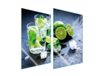 TMK ArtDeko Plaque de protection en verre - 2x35x52 cm - Vert citron