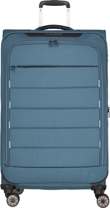 Travelite Skaii 4 Wheel Trolley L Expandable blue