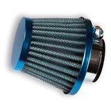 Sportluchtfilter Motorfiets Tuning Sportluchtfilter Luchtfilter 28 mm en 35 mm Blauw