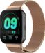 Strap-it Milanees Smartwatch bandje - Rosé Goud - Geschikt voor Oppo Watch 46mm