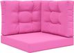 vidaXL Coussin de banc d'extérieur Polyester Rose 60 x 60 cm