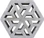 Gardenlux Decoratief Beeld - Minimaal! Oud Hollandse Eco-tegel - Aluminium - Grijs - 375 X 375 Cm