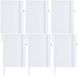Merkloos Notitieboekje / opschrijfboekje A5 - wit - 100 blanco pagina's - harde kaft