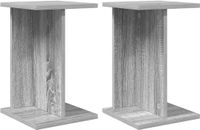vidaXL Plantenstandaard 2 stuks Grijs Sonoma 25 x 25,5 x 40,5 cm Bewerkt hout