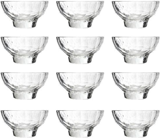 Bormioli Rocco IJscoupes - Sorbetglazen - Diamond - 225 ml - 12 stuks