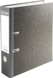 Exacompta 10x Ordner met hefboom in grijs gemarmerd karton rug 70mm - met perforator - A4 - Grijs-Grijze rug - 52070E