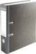 Exacompta 10x Ordner met hefboom in grijs gemarmerd karton rug 70mm - met perforator - A4 - Grijs-Grijze rug - 52070E