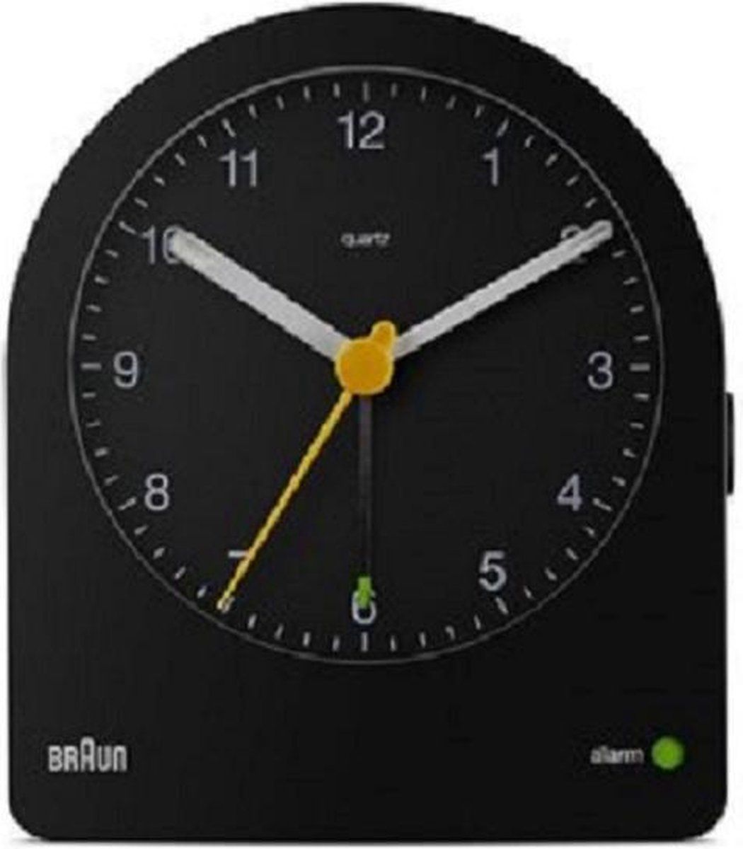 Braun BC22B - Wekker - Zwart - 8 cm
