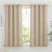 Boho-look lin gordijnen - 2 panelen - 140B x 137H cm