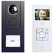 m-e modern-electronics Vistus VD ALU 6310 A Vistus Set complet pour interphone vidéo Câblé Maison individuelle Anthracite