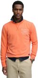 Superdry Vintage Prep Relaxed Crew Sweatshirt Firecracker Orange M Man