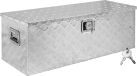 Trucky Coffre de rangement pour camions, coffre de timon en aluminium, coffre de remorque (15 tailles), boîte à outils avec serrure et clé, robuste et étanche