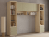 Theodora 180 cm Lindberg Chêne/Eucalyptus Vert Cadre de lit ouvert