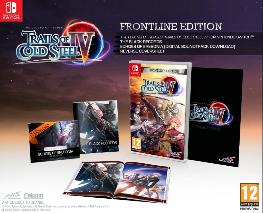 NIS trails of cold steel iv frontline edition Nintendo Switch