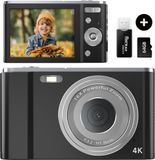K&L Digitale Camera 4K - 64MP - Zwart