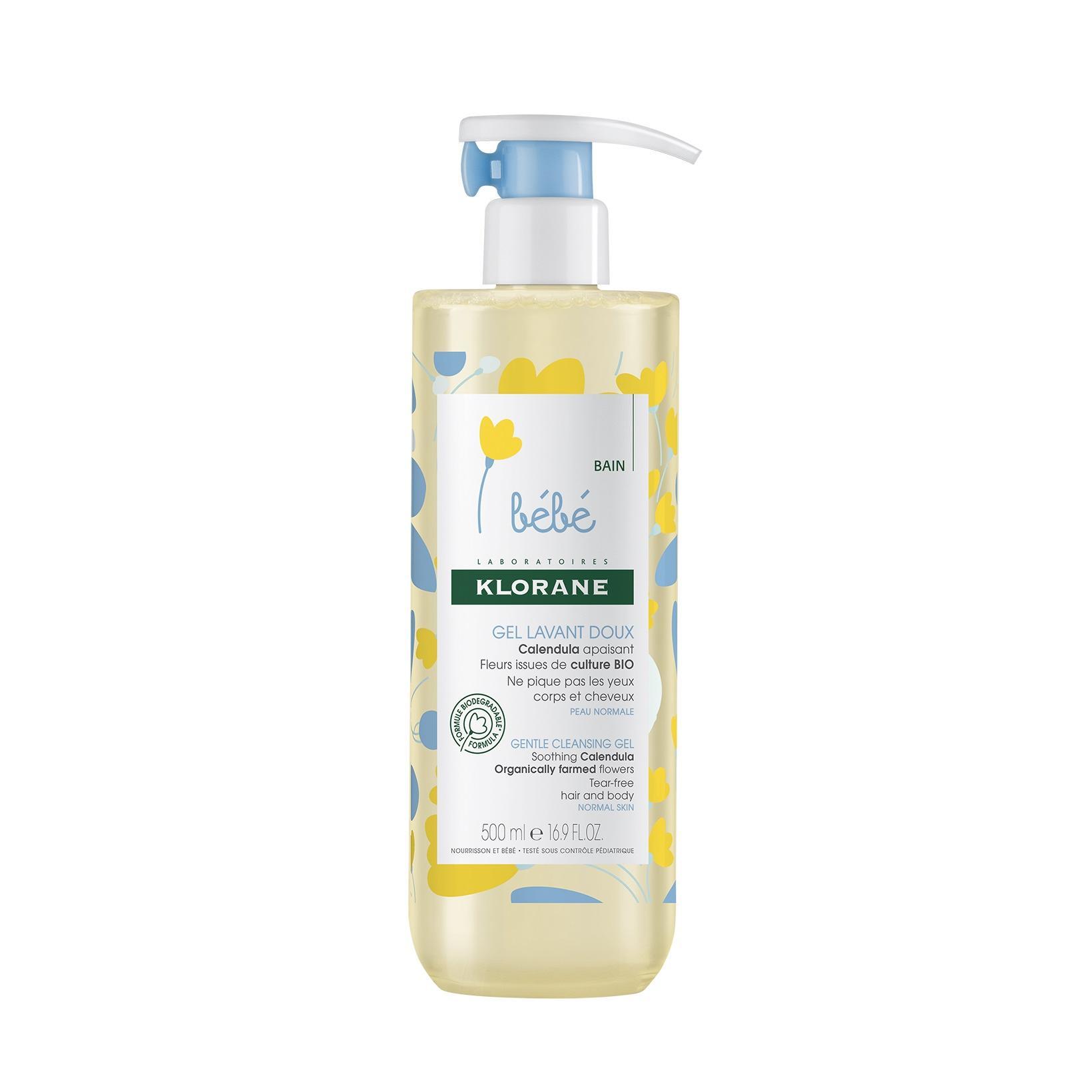 Klorane Baby Zachte wasgel Wasgel 200ml unisex