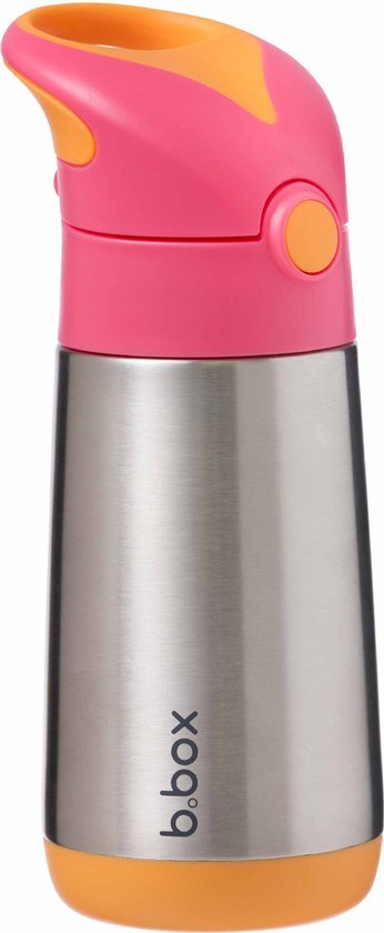 b.box Thermos-Drinkfles en Waterfles | Geïsoleerd, Dubbelwandig, Roestvrij Staal | Houdt Drankjes tot 8 Uur Koud en tot 6 Uur Warm | 350 ml