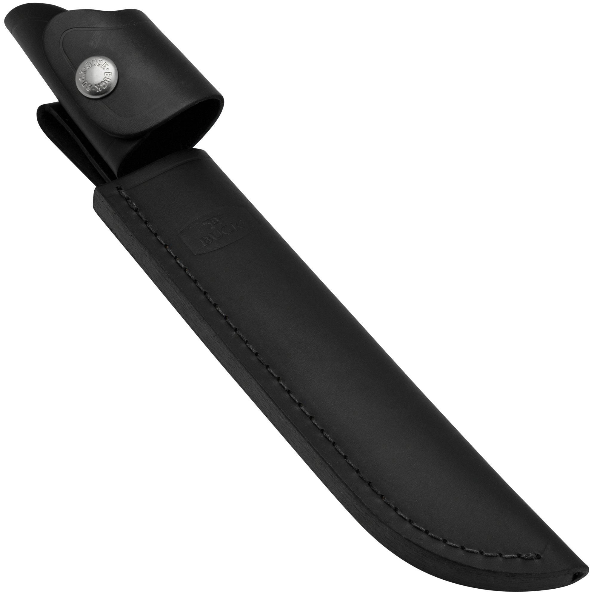 Buck 120 General Knife Sheath - Genuine Leather - Black