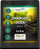 Moorland Gardur - Anti Onkruiddoek Tuin 2m x 5m (20m²) Zwart