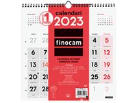 Finocam Neutrale Wandkalender 2023 Grote Cijfers Januari 2023 - December 2023 (12 Maanden) Catalaans