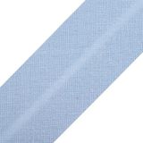 cyclingcolors 1 x biasband van 100% katoen, breedte 30 mm, lengte 25 m, hoogwaardige randband, katoenen band, biasband, ideaal voor doe-het-zelf, lichtblauw