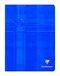 Clairefontaine 3742C Pak met 10 Geniete Notitieboeken - 17x22 cm - 96 Pagina's Kleine Ruitjes - 90 g Papier - Omslag Gecoat Karton - Willekeurige Kleuren