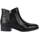 GEOX Felicity Dames Enkellaarzen Zwart Leer Maat 41