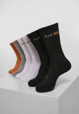 Mister Tee Fuck Off 6-Pack Sokken - 43/46 - Multicolours