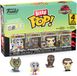 Jurassic Park Funko Bitty Pop! 4 Pack: Mr. DNA, Dilophosaurus Fossil, Dennis Nedry, Dilophosaurus
