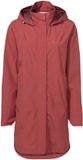 VAUDE Women's Mineo 2.5L Coat, Jas, Regenjas, Outdoorjas, Waterdicht, Dames, Brick, Maat 40
