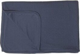 Snoozebaby Organische Wiegdeken Blue Nights - 75x100 cm