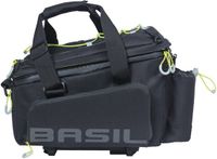 Basil Miles XL Pro Trunkbag 9-36L Black/Lime Waterdicht Met MIK Adapterplaat