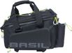 Basil Miles XL Pro Trunkbag 9-36L Black/Lime Waterdicht Met MIK Adapterplaat